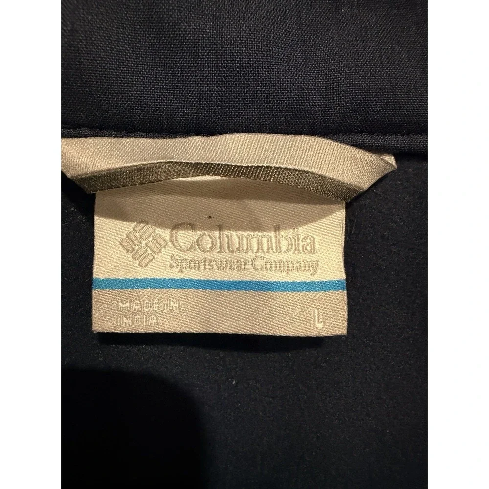 Notre Dame Columbia Ascender II Softshell Jacket NCAA Navy Large Omni-Shield